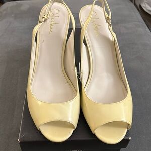 Cole Haan Cream sling pump